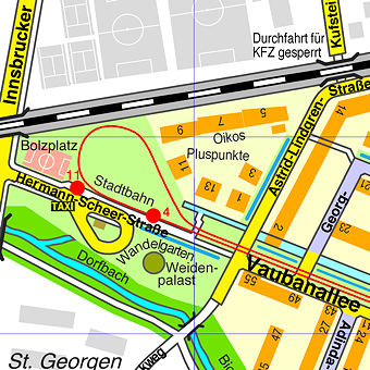 Planausschnitt Vauban