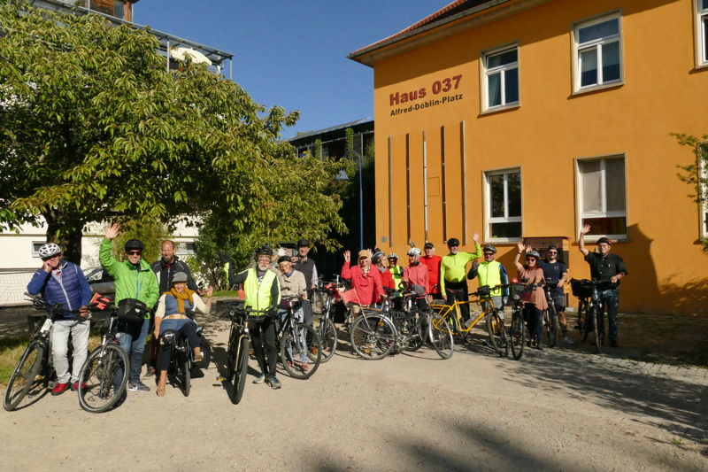 Abfahrt in Vauban